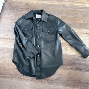 Wilfred THE GANNA JACKET black vegan leather